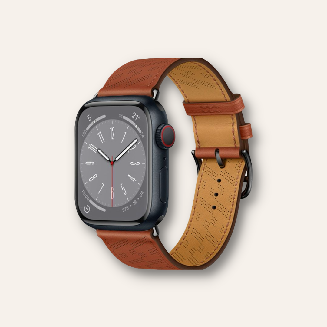 Diagonal Leather Band