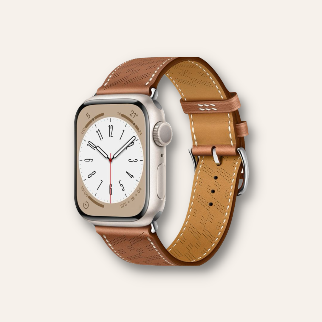 Diagonal Leather Band