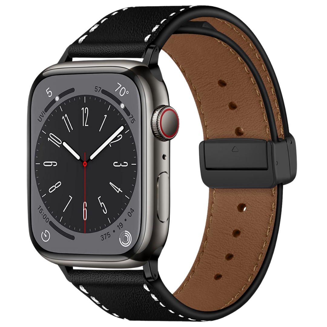 Magnetic Thick Leather Strap