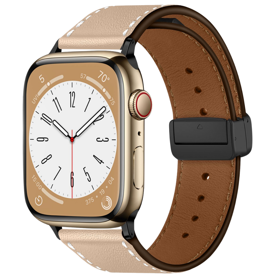 Magnetic Thick Leather Strap