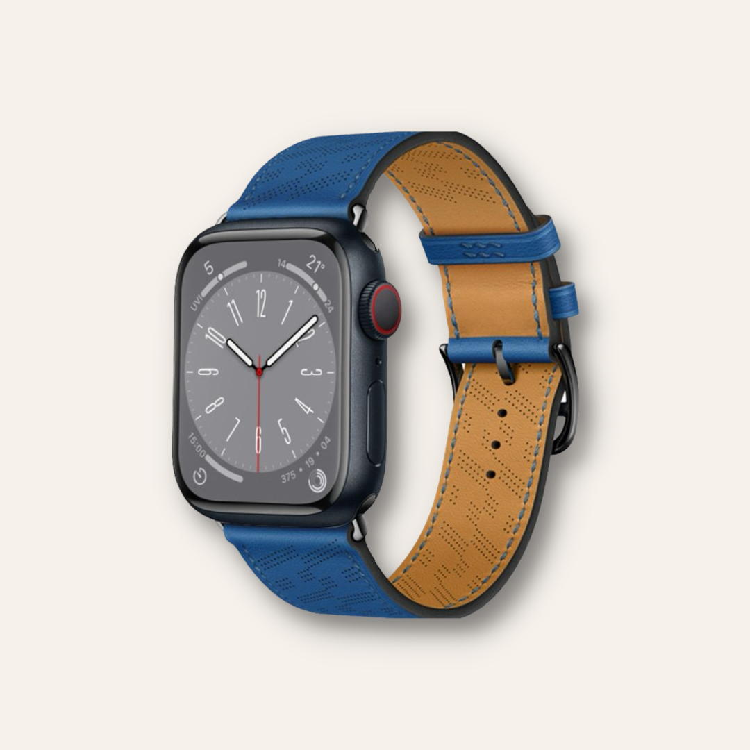 Diagonal Leather Band